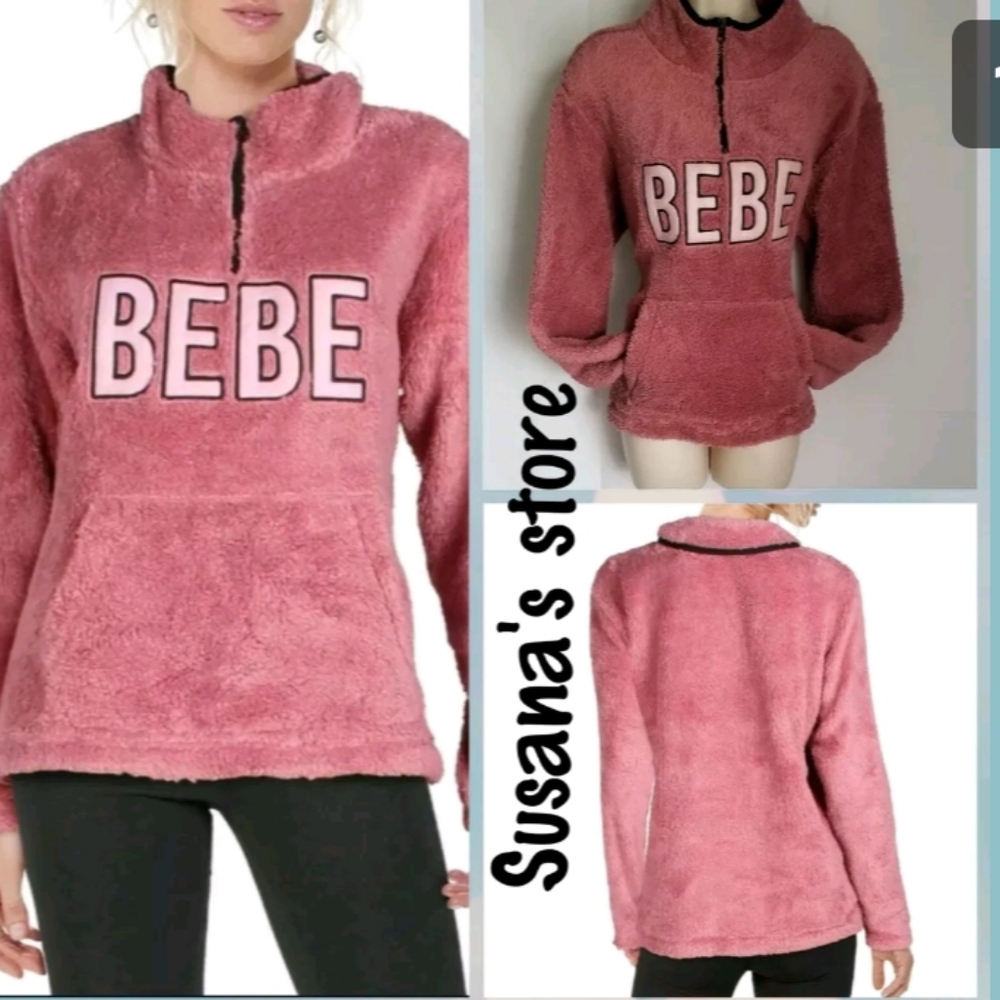 New bebe pink  Sherman warm Sweater